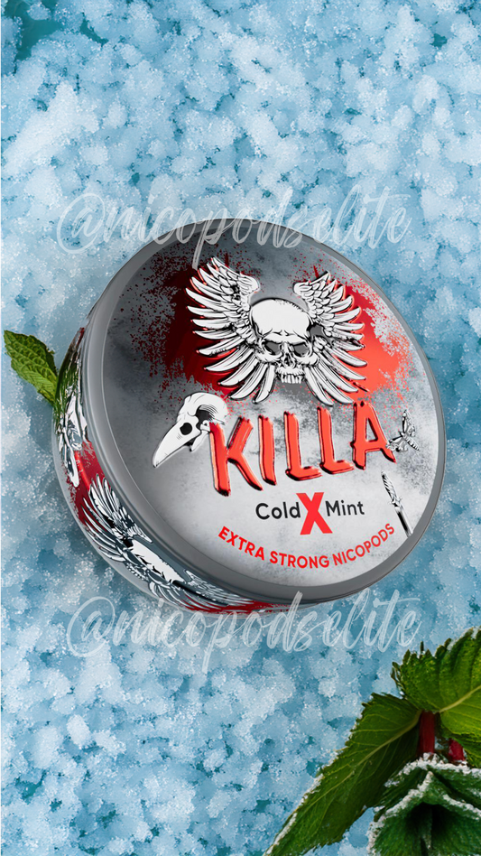 Killa Cold X Mint Nicotine Pouches