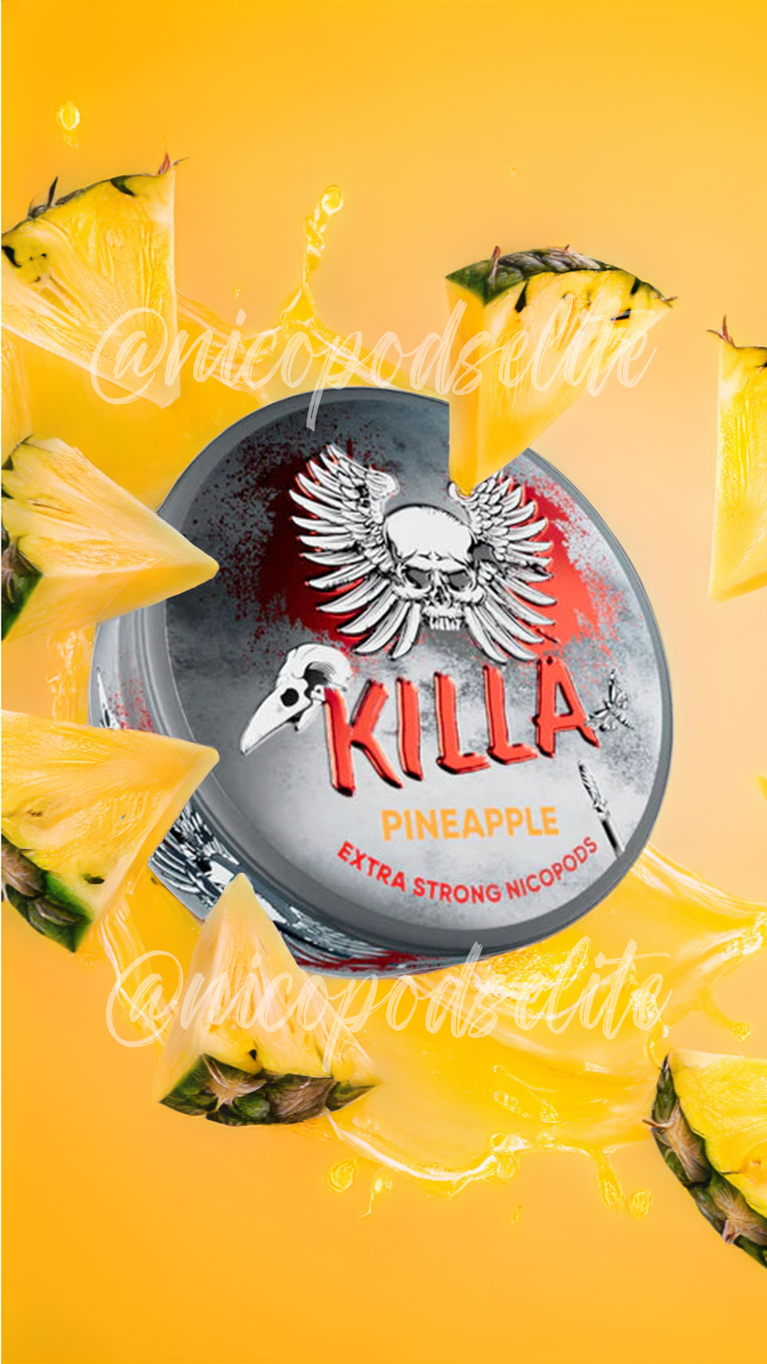 Killa Pineapple Nicotine Pouches